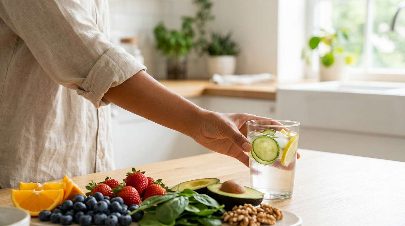 Hydratation et alimentation pour une peau éclatante